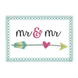 ITH - Postkarte Mr. & Mr. Pfeil